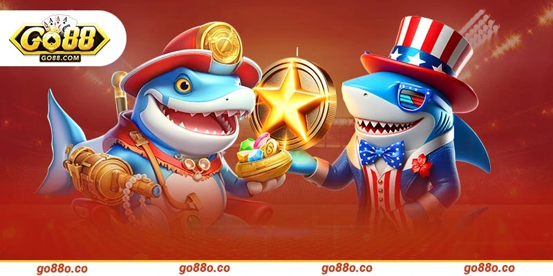 Giao diện bắn cá Rùa Xanh tại GO88 mô phỏng đại dương sinh động, Boss Rùa xuất hiện hoành tráng