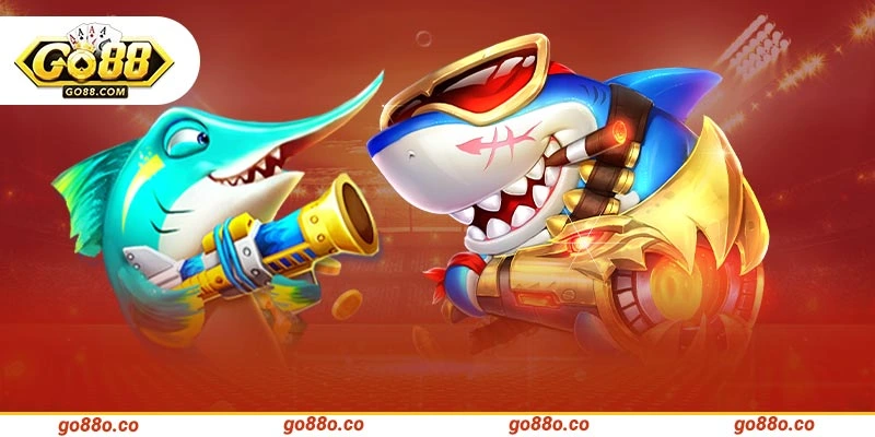 Giao diện Rồng Vàng trong game bắn cá GO88 được thiết kế ấn tượng